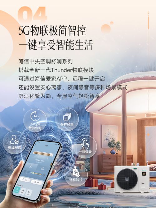 G物联极简智控开启智能舒适生活EVO视讯海信舒润中央空调：5(图1)
